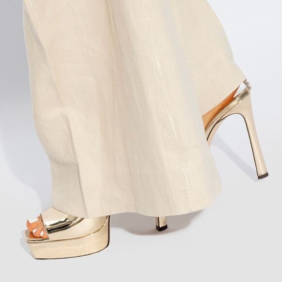 Jimmy Choo Saeda 125MM Platform Sandals size 38.5 - Picture 2 of 12